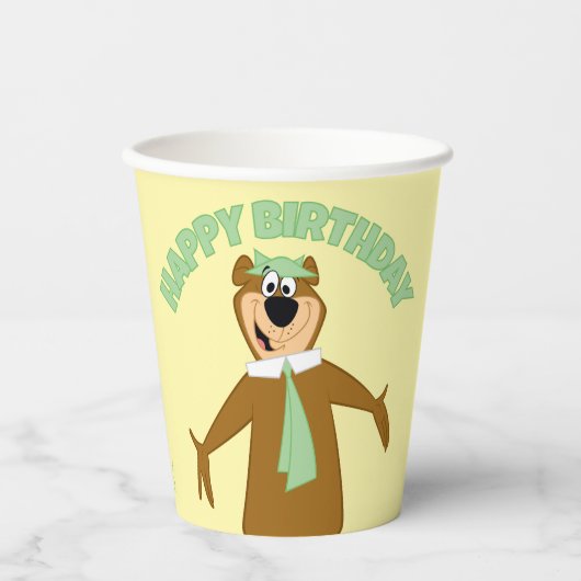 Gobelets En Papier Bienvenue à Yogi Bear (Recto)