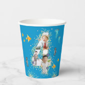 Gobelets En Papier Big 4th Under the Sea Anniversaire Photo Collage (Recto)