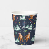 Gobelets En Papier Big Foot, Aliens, & Reindeer Christmas (Droite)