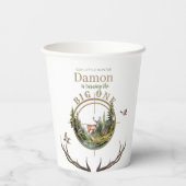 Gobelets En Papier Big One Hunting First Birthday (Verso)