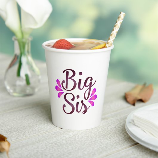 Gobelets En Papier Big Sis (Insitu)
