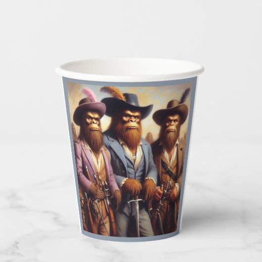 Gobelets En Papier Bigfoot 3 mousquetaires (Recto)