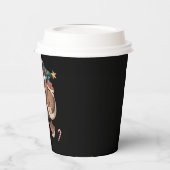 Gobelets En Papier Bigfoot Noël Arbre Lumières Noël Sasquatatch Amour (Gauche)