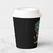 Gobelets En Papier Bigfoot Noël Arbre Lumières Noël Sasquatatch Amour (Droite)