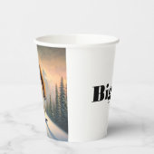 Gobelets En Papier Bigfoot Snowboard (Gauche)