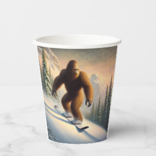 Gobelets En Papier Bigfoot Snowboard