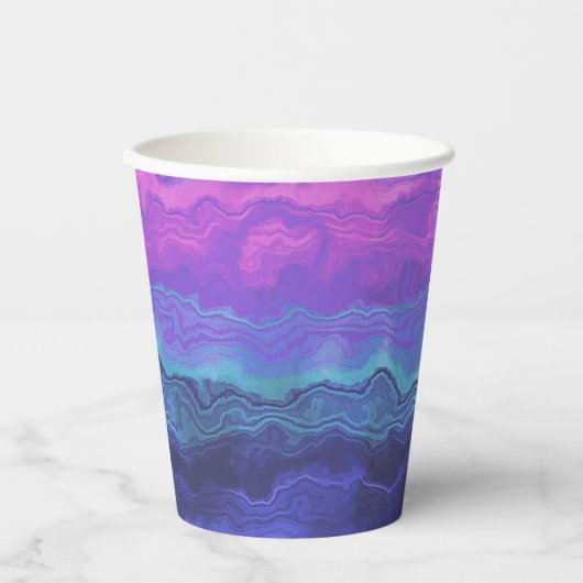 Gobelets En Papier bijoux agate ombre : (Recto)