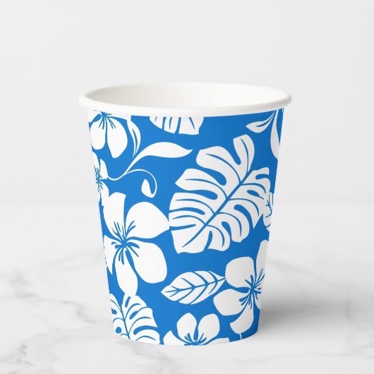 GOBELETS EN PAPIER BIKINI ROSE (BLEU CLAIR) (Recto)