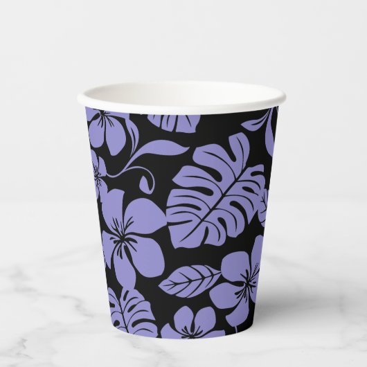 GOBELETS EN PAPIER BIKINI ROSE (NOIR/LAVEUR) (Recto)