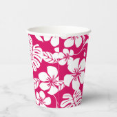 GOBELETS EN PAPIER BIKINI ROSE (ROUGE DE LA BAIE) (Droite)