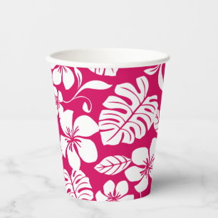 GOBELETS EN PAPIER BIKINI ROSE (ROUGE DE LA BAIE)