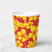 GOBELETS EN PAPIER BIKINI ROSE (ROUGE/OR) (Droite)