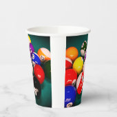 Gobelets En Papier Billiard Balls (Gauche)