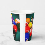 Gobelets En Papier Billiard Balls (Droite)