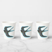 Gobelets En Papier Bird in Flight