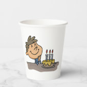 Gobelets En Papier Birthday Boy (Recto)