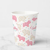 Gobelets En Papier Biscuits d'animaux congelés doux fête d'anniversai (Gauche)