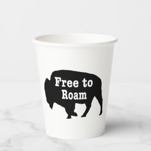 Gobelets En Papier Bison libre de Roam