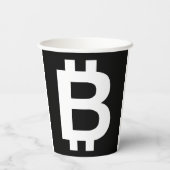 Gobelets En Papier Bitcoin B Cool Cupes papier (Verso)