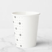 Gobelets En Papier Bitcoin Polka Dot 8oz Paper Cup (Gauche)