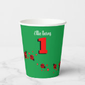 Gobelets En Papier Bizarre mignonne aux coeurs (Verso)