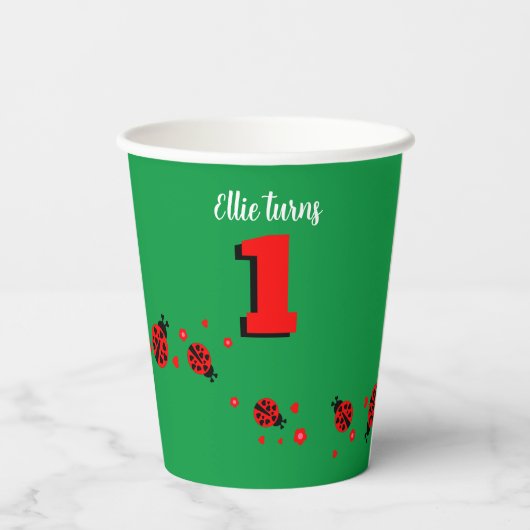 Gobelets En Papier Bizarre mignonne aux coeurs (Verso)