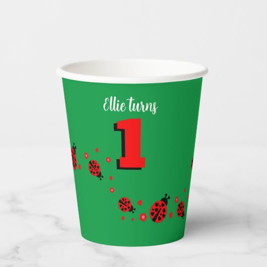 Gobelets En Papier Bizarre mignonne aux coeurs (Recto)