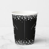 Gobelets En Papier Black and Silver Graduation (Droite)