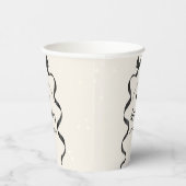 Gobelets En Papier Black Bow Birthday Any Age (Droite)