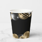 Gobelets En Papier Black Gold 50e anniversaire (Verso)
