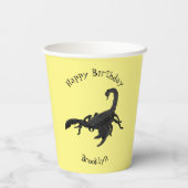 Gobelets En Papier Black hungry scorpion (Verso)
