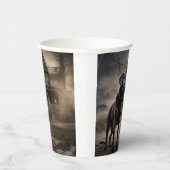 Gobelets En Papier Black Labrador Halloween (Droite)