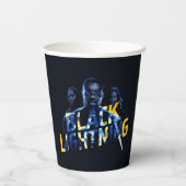 Gobelets En Papier Black Lightning Heroes (Verso)