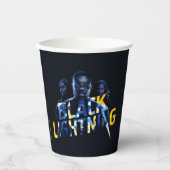 Gobelets En Papier Black Lightning Heroes (Recto)