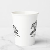 Gobelets En Papier BLACK n WHITE DERBY PARTY PAPER CUP (Gauche)