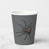 Gobelets En Papier Black Widow Spider Dessin original (Recto)