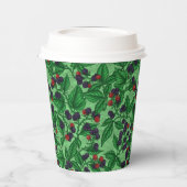Gobelets En Papier Blackberry en vert (Gauche)