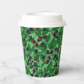 Gobelets En Papier Blackberry en vert (Verso)