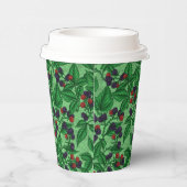 Gobelets En Papier Blackberry en vert (Droite)