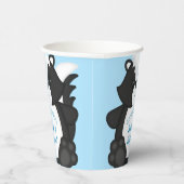 Gobelets En Papier Bleu Baby shower (Droite)