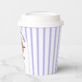 Gobelets En Papier Bleu Berry Sweet Fall Baby shower (Gauche)