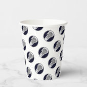 Gobelets En Papier Bleu de Lacrosse (Gauche)