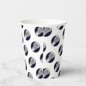 Gobelets En Papier Bleu de Lacrosse (Droite)