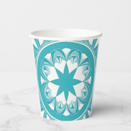 Gobelets En Papier Bleu d'oeuf Robin (Verso)