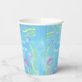 Gobelets En Papier Bleu doux sous le Baby shower Sea Boy (Gauche)