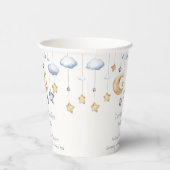 Gobelets En Papier Bleu Elegant Twinkle Baby shower Twinkle (Droite)