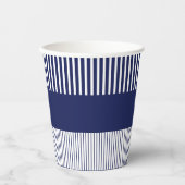 Gobelets En Papier Bleu et blanc (Recto)