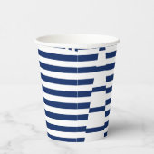 Gobelets En Papier Bleu et blanc sur bandes (Droite)
