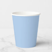 Gobelets En Papier Bleu français clair (Recto)