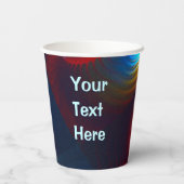 Gobelets En Papier Bleu gravitationnel (Verso)